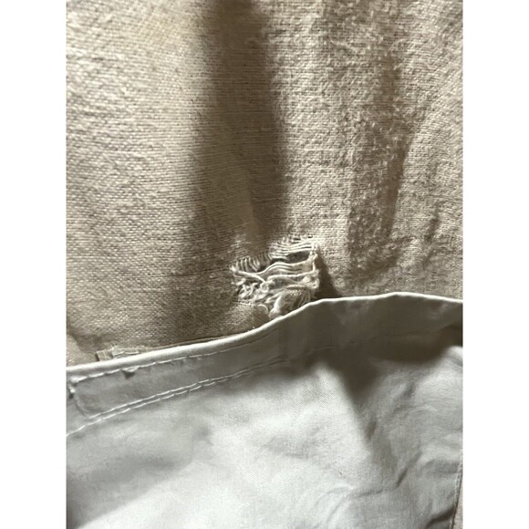 Vintage 90s Structure Jacket Barn Ranch Safari Anorak Coat Pockets Men Medium - Picture 8 of 11